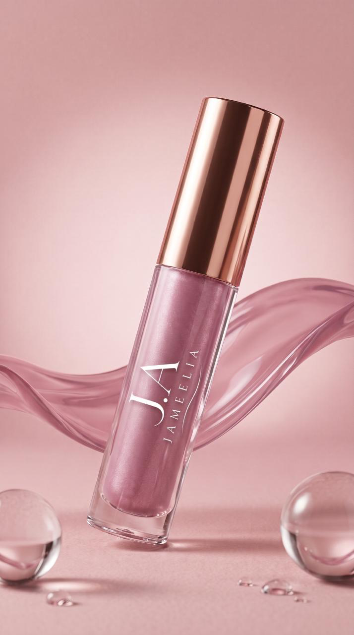 Shade 04 Pearl Pink shimmering lip gloss