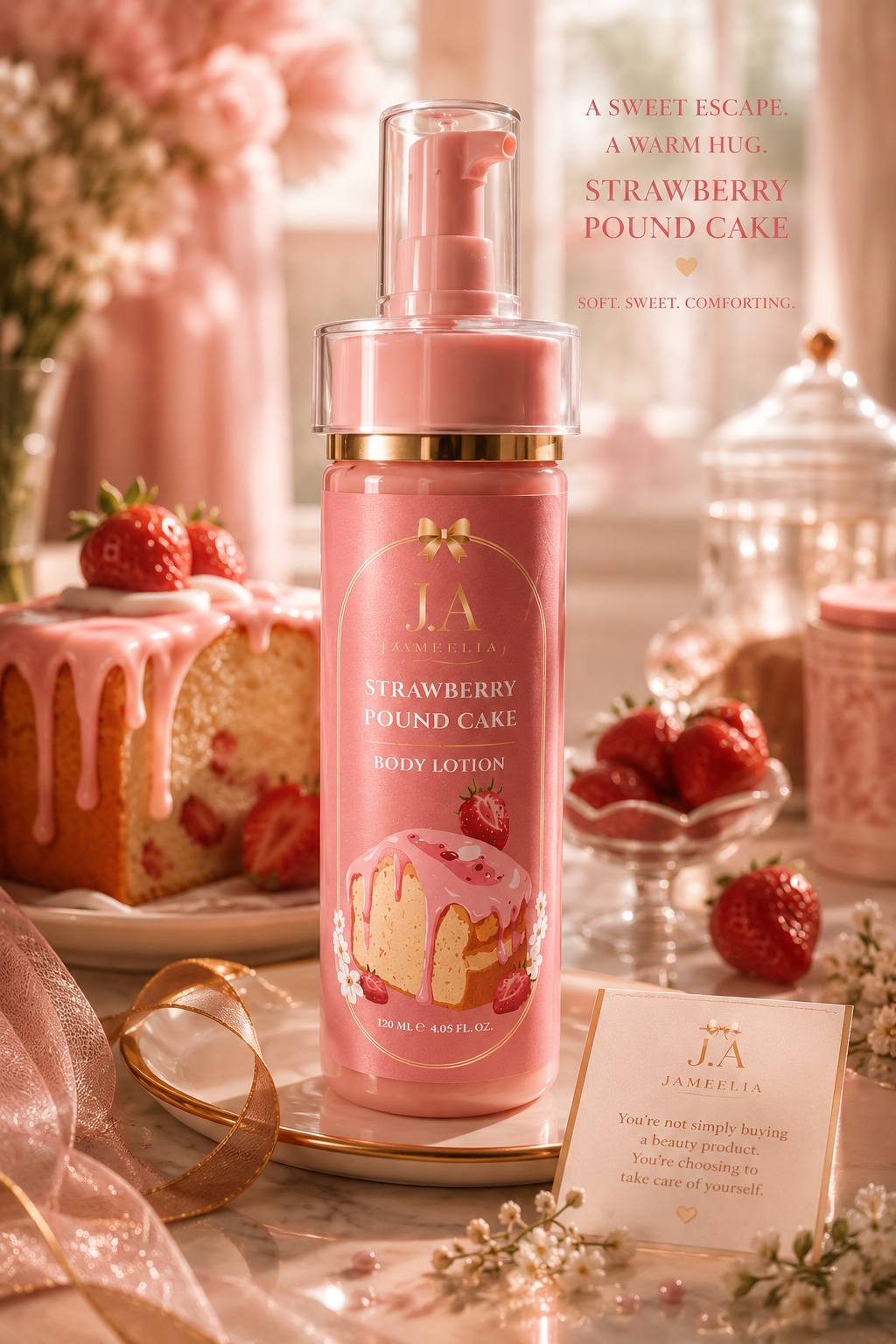 Strawberry Pound Cake body lotion